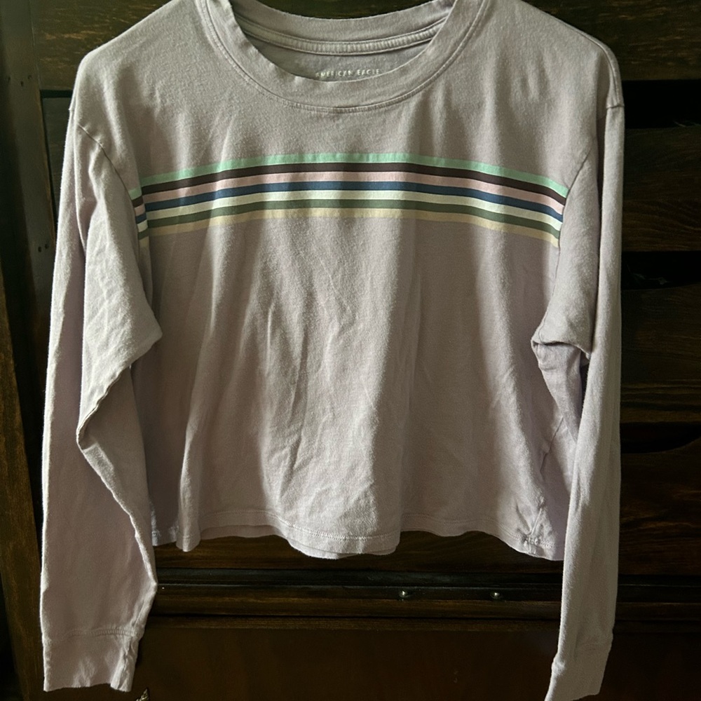 American Eagle long sleeve crop size small